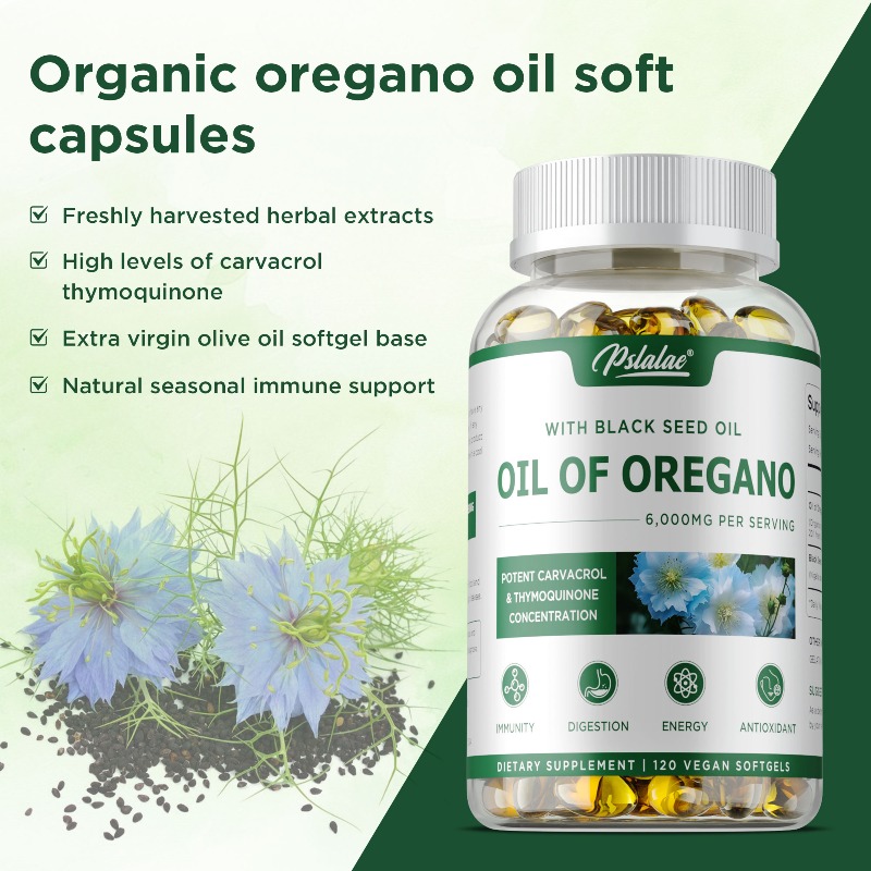 Black Seed Oil Capsule - Капсулы с маслом орегано - балансируют