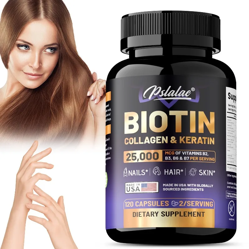 Biotin Hair Growth - Биотин Коллагеновая кератиновая добавка — поддерживает