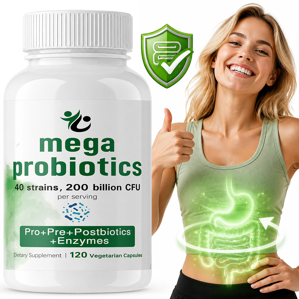 Digestive Enzyme Blend - Пробиотики 200 миллиардов КОЕ, 120 капсул