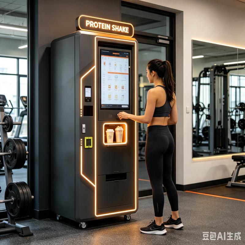 Nutrition For Fitness And Sports - Автоматический вендинговый аппарат для протеиновых коктейлей: