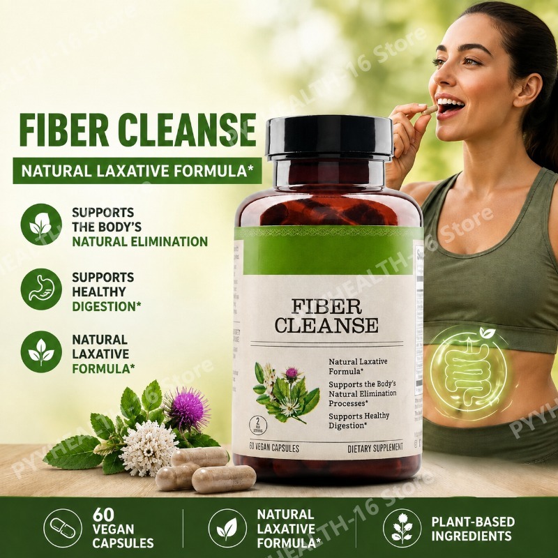 Digestive Enzyme Blend - Капсулы Fiber Cleanse с шелухой подорожника