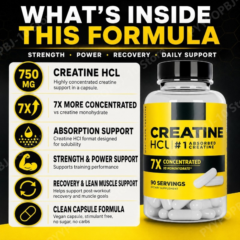 Креатин HCl 750 мг, 90 капсул, – обзор и цена Nutrition For Fitness