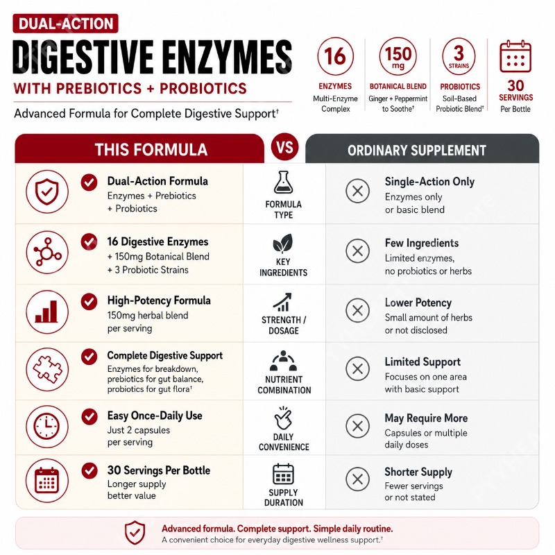 Ферменты для пищеварения с пре – обзор и цена Digestive Enzyme Blend