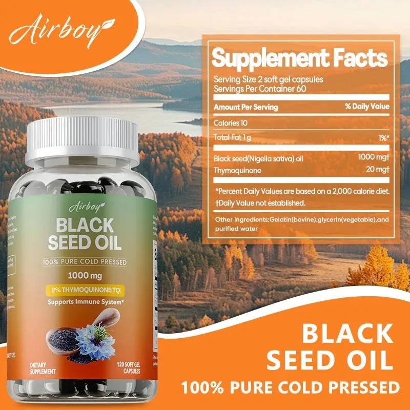 Капсулы с маслом черного тмина – обзор и цена Black Seed Oil Capsule