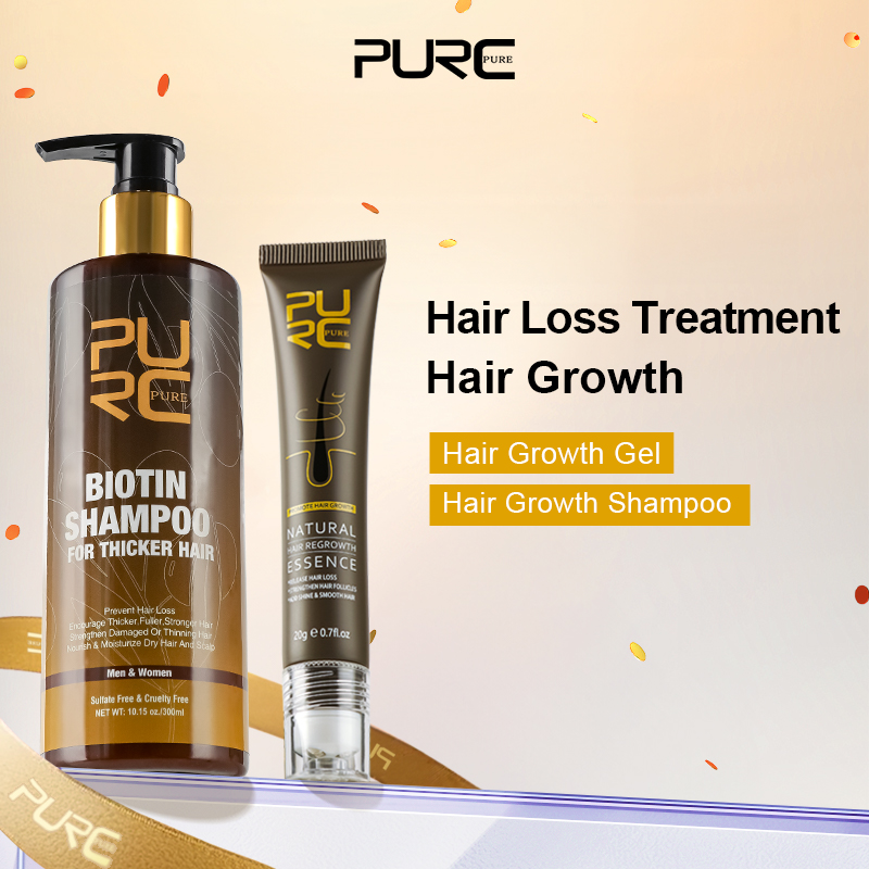 PURC 300 мл шампунь с биотином – обзор и цена Biotin Hair Growth