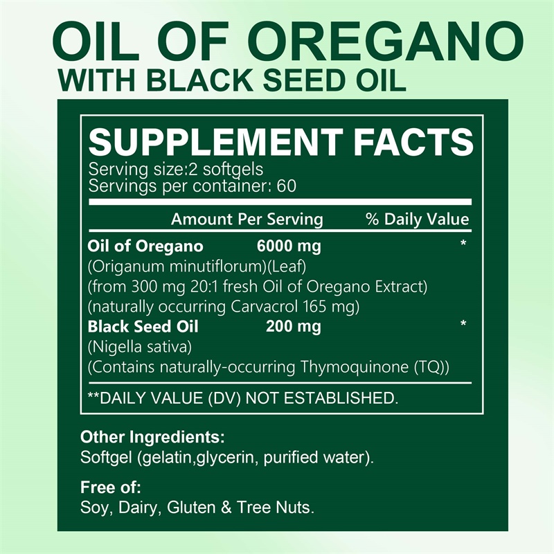 Капсулы с маслом орагано - с м – обзор и цена Black Seed Oil Capsule