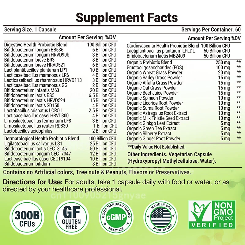Женский пробиотик 100 миллионо – обзор и цена Digestive Enzyme Blend