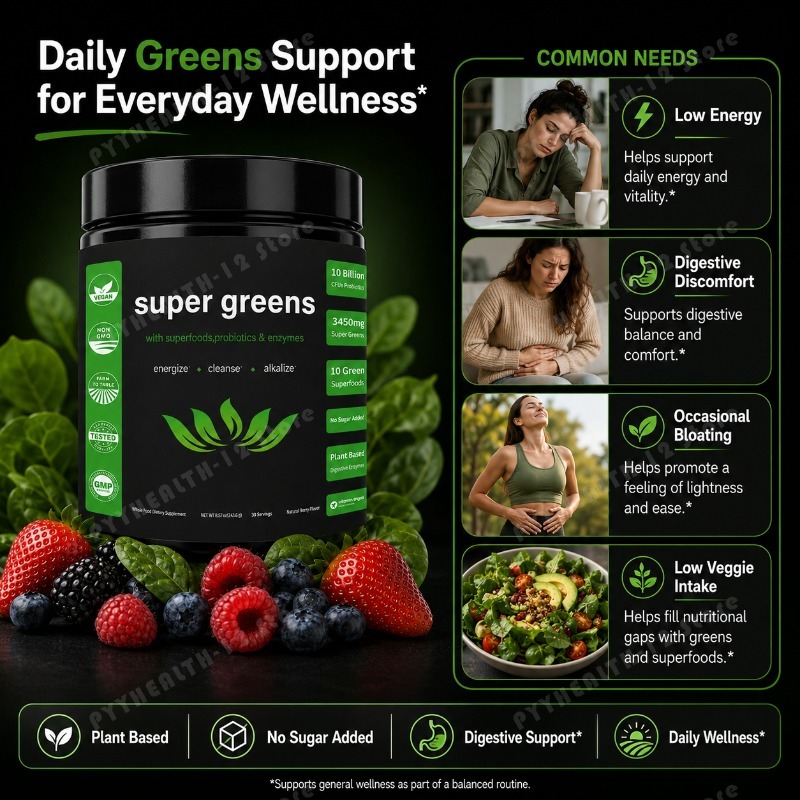 Суперзеленый порошок с фруктов – обзор и цена Digestive Enzyme Blend