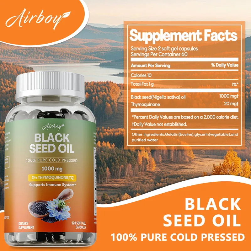 Капсулы с маслом черных семян  – обзор и цена Black Seed Oil Capsule
