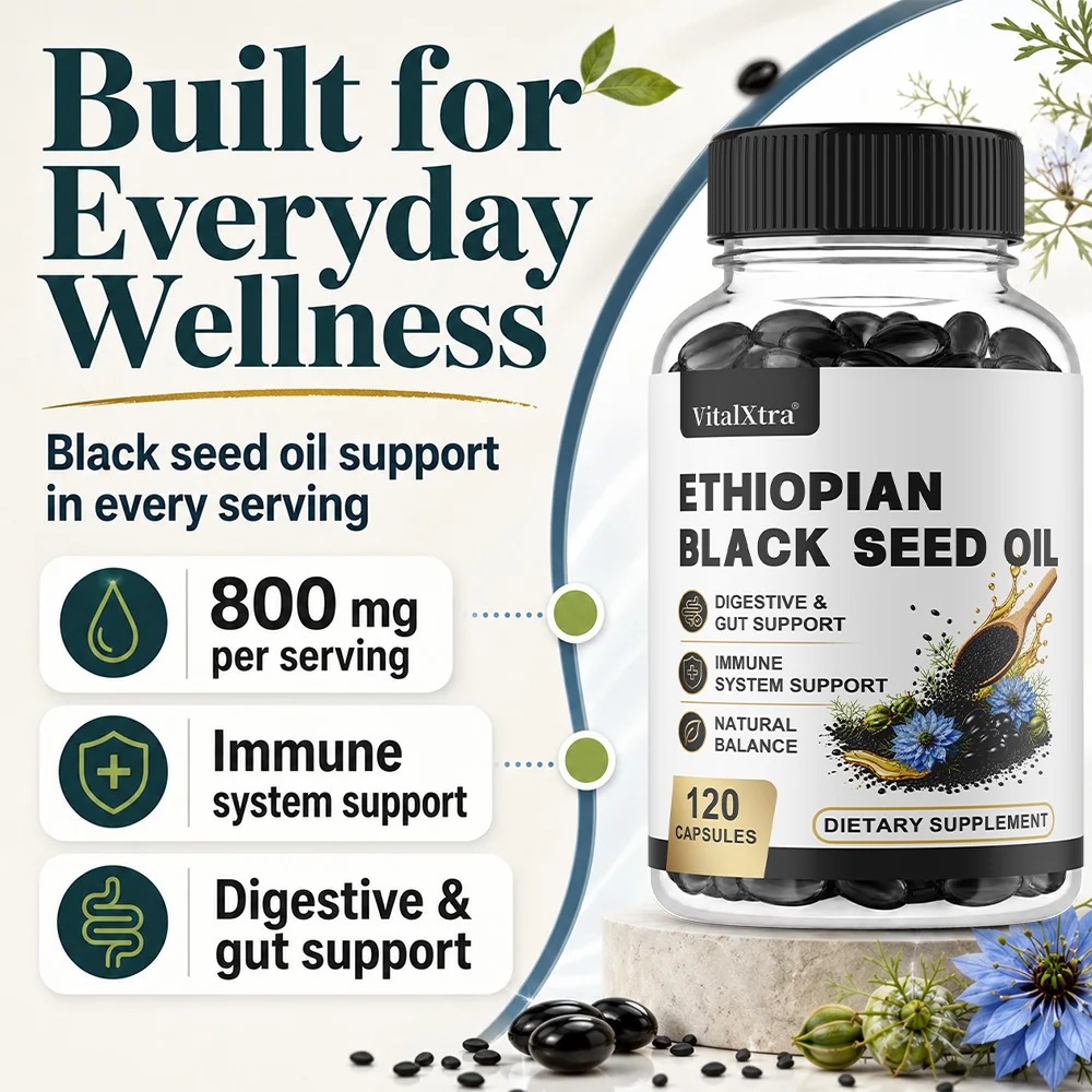 Эфиопское масло черного тмина  – обзор и цена Black Seed Oil Capsule