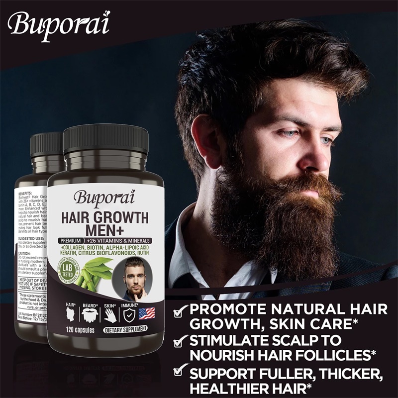 Мужская добавка для роста воло – обзор и цена Biotin Hair Growth